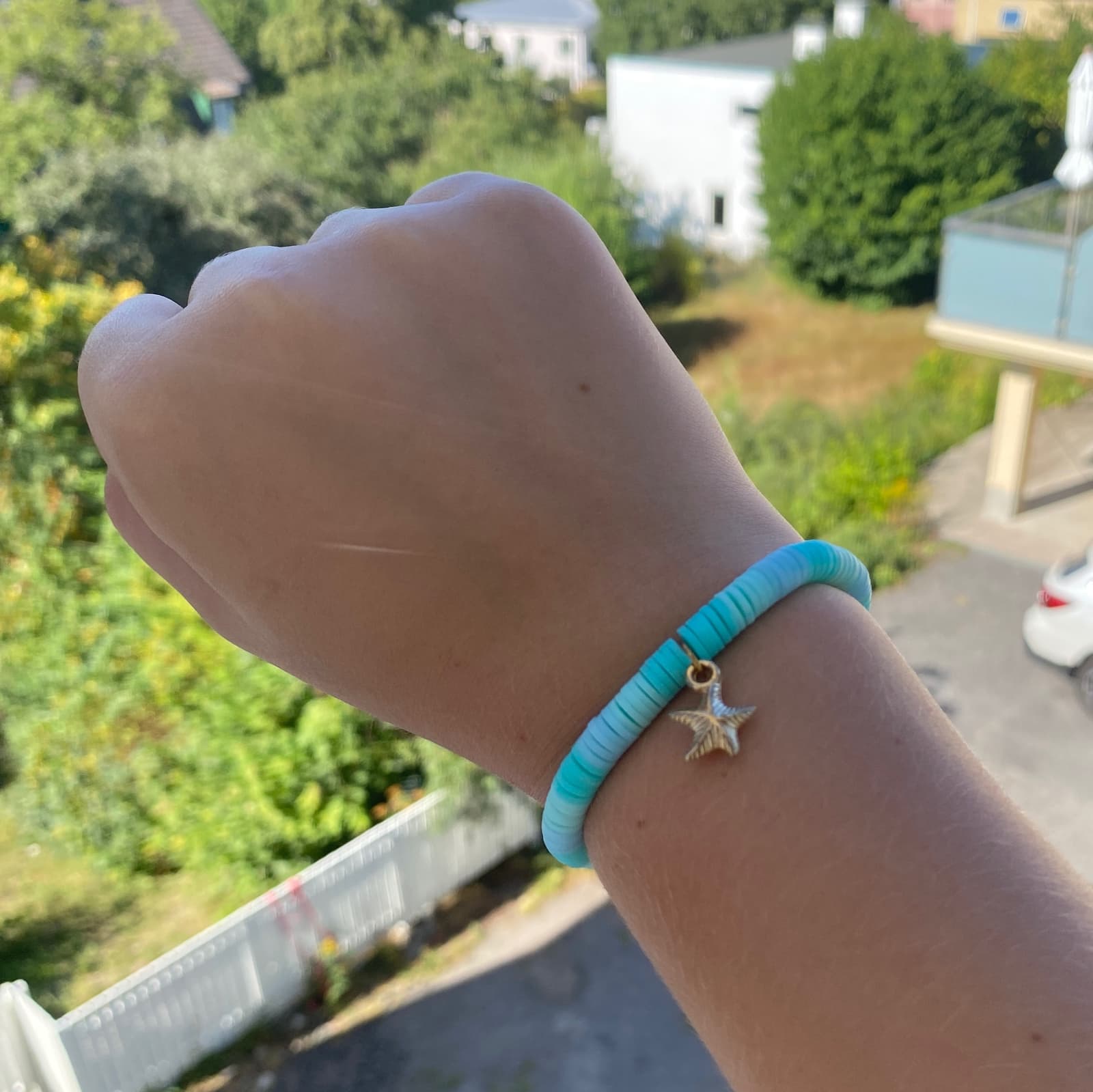 Turkost armband + berlock